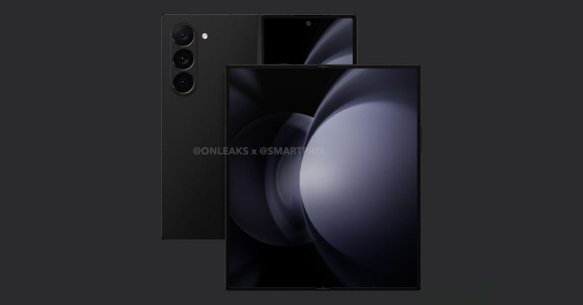 Samsung Galaxy Z Fold 6 CAD renders by SmartPrix / OnLeaks